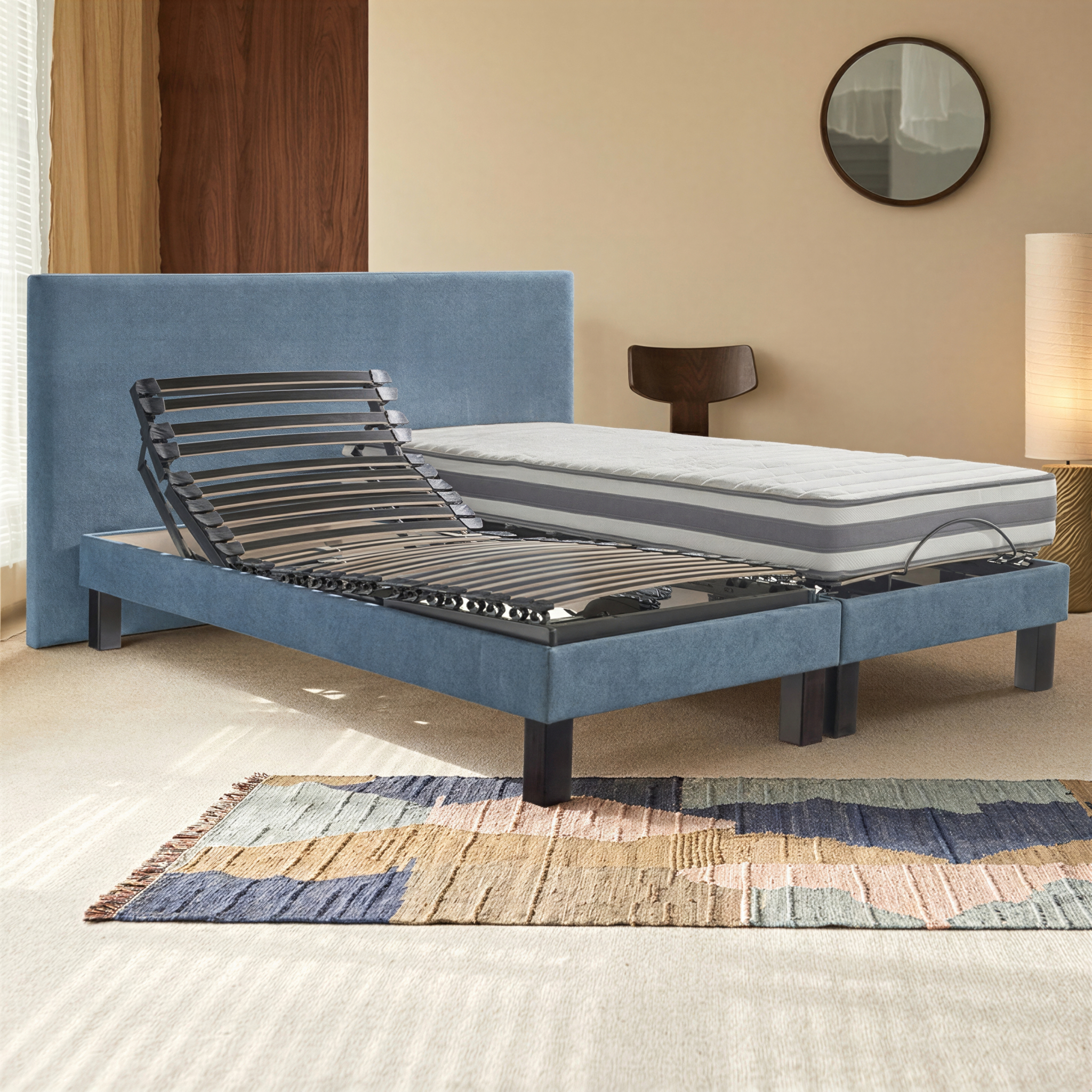 Le sommier relaxation Atlantis 100 tapissier H16 se règle