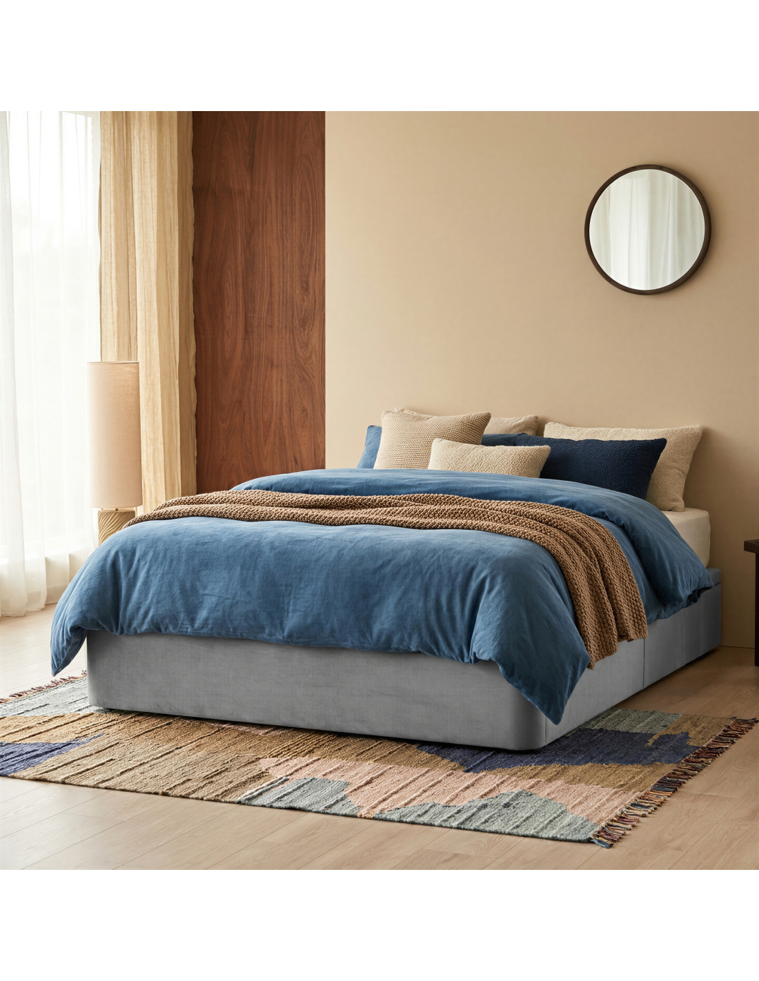 SOMMIER COFFRE TAPISSIER KUTIMO H35cm